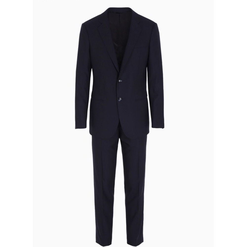Giorgio Armani 2‎ Piece WALL STREET Suit Jacket 40L PANTS W36 L32